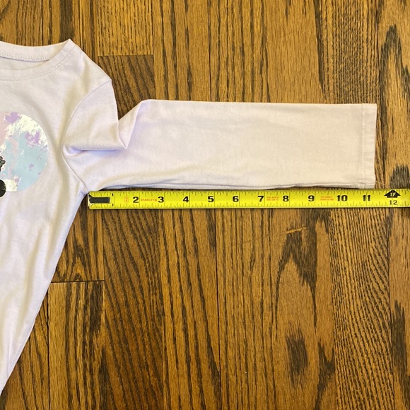 Disney Jumping Beans long sleeve tee. Light purple, size 4T - Picture 6 of 7